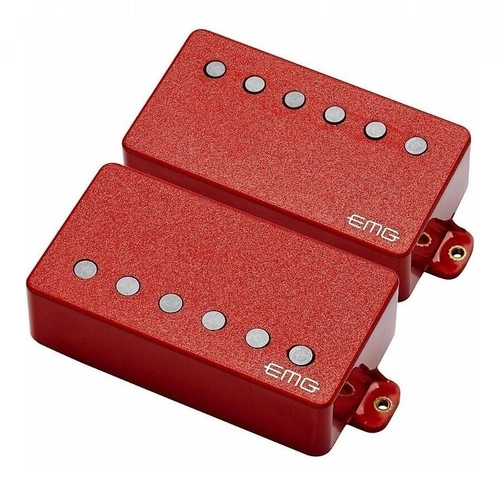 EMG 57/66 Active Humbucker Guitar Pickup set RED