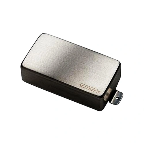 EMG 60AX Active X Preamp Guitar Pickup with Pots and Wiring Brushed Chrome