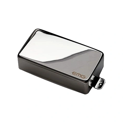 EMG 60AX Active X Preamp Humbucker Guitar Pickup with Pots and Wiring Chrome