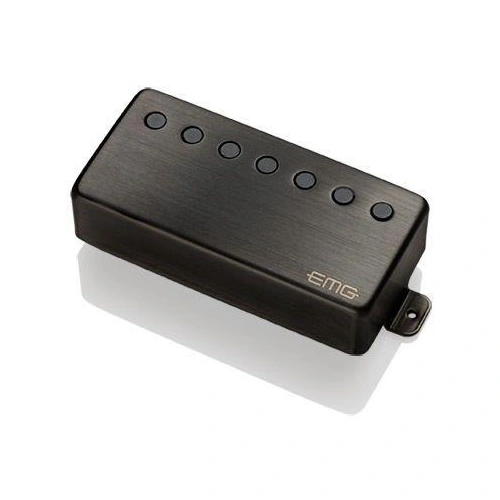 EMG 66-7H Active 7 String Guitar Pickup with Pots Wires Brushed Black Chrome