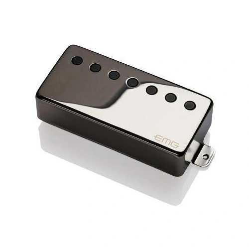 EMG 66-7H Active Humbucker 7 String Guitar Pickup with Pots and Wiring Chrome