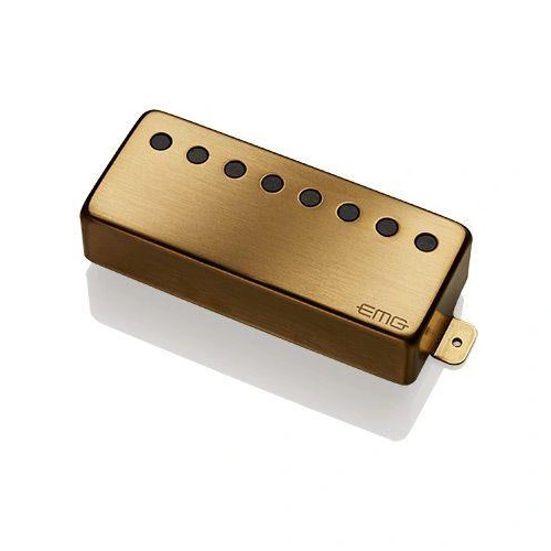 EMG 66-68 Active Humbucker 8 String Guitar Pickup with Pots Wires Brushed Gold
