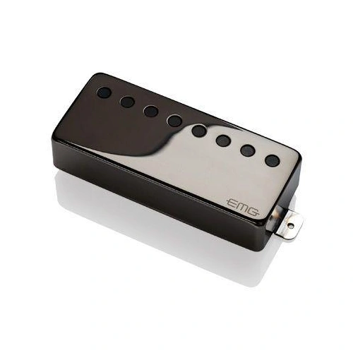 EMG 66-68 Active Humbucker 8 String Guitar Pickup with Pots Wires Black Chrome