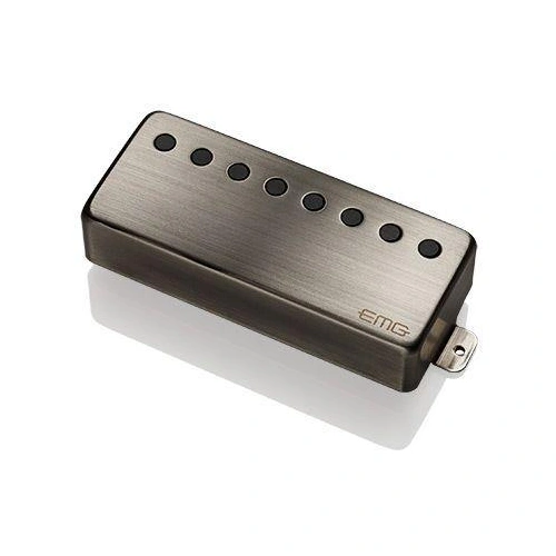 EMG 66-68 Active Humbucker 8 String Guitar Pickup with Pots Wires Brushed Chrome