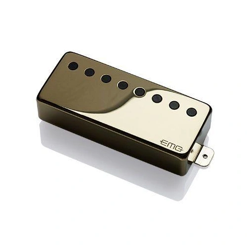 EMG 66-68 Active Humbucker 8 String Guitar Pickup with Pots and Wires Gold