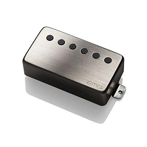 EMG 66 Active Humbucker Neck Guitar Pickup with Pots and Wiring Brushed Chrome