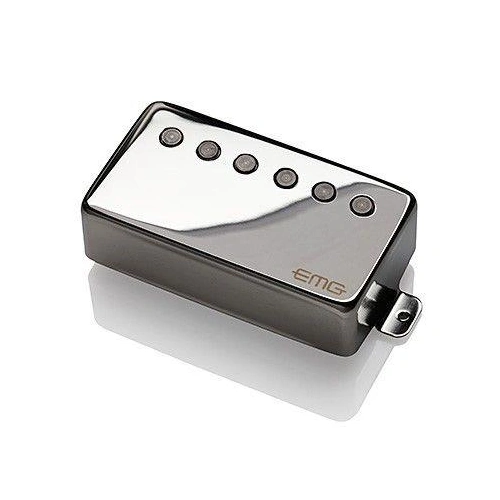 EMG 66 Active Humbucker Neck Guitar Pickup with Pots and Wiring Chrome