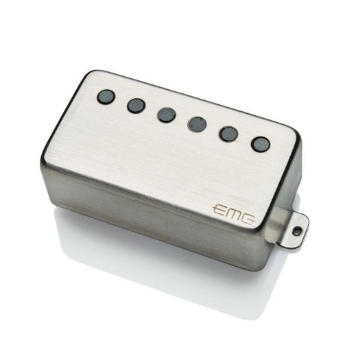 EMG 66TW Active Humbucker Guitar Pickup with Pots and Wiring Brushed Chrome