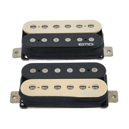 EMG Super 77 Retro Active Humbucker Guitar Pickup Set  Zebra