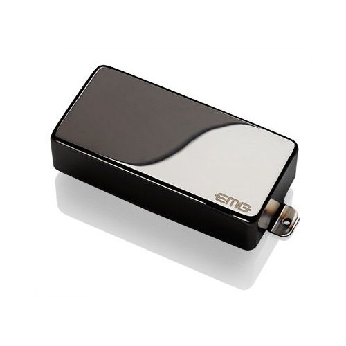 EMG 81-7H Active Humbucking 7 String Guitar Pickup with Pots and Wiring Black Chrome