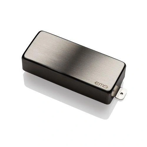 EMG 81-8H Active Humbucking 8 String Guitar Pickup with Pots and Wiring Brushed Chrome