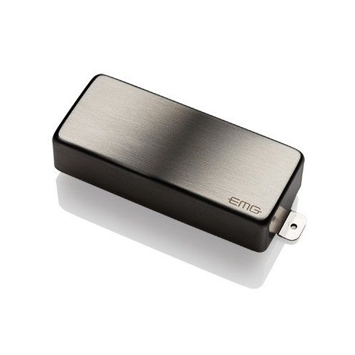 EMG 81-8HX Active X Preamp Humbucking 8 String Guitar Pickup with Pots and Wiring Brushed Chrome
