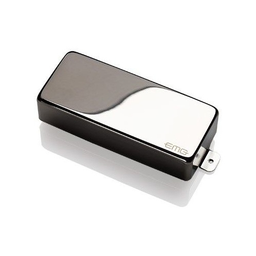 EMG 81-8HX Active X Preamp Humbucking 8 String Guitar Pickup with Pots and Wiring Chrome