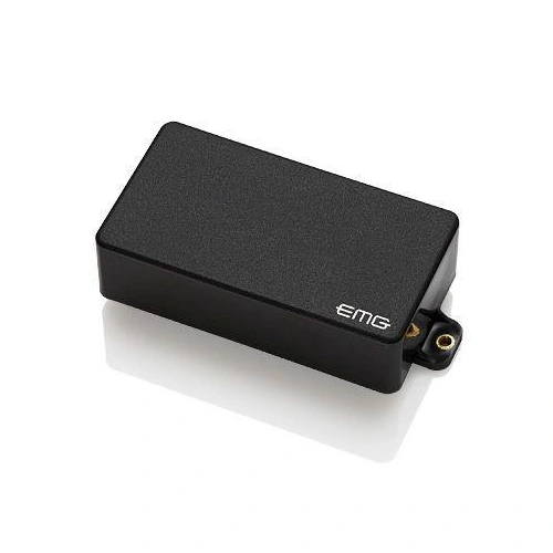 EMG 81 Active Ceramic Magnet Humbucker Guitar Pickup with Pots and Wiring Black