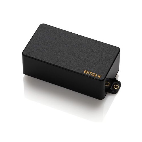 EMG 81TW-X Active X Preamp Humbucker Guitar Pickup with Pots and Wiring Black