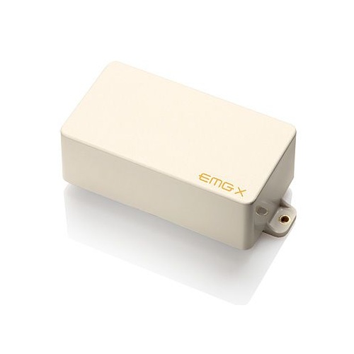 EMG 81TW-X Active X Preamp Humbucker Guitar Pickup with Pots and Wiring Ivory