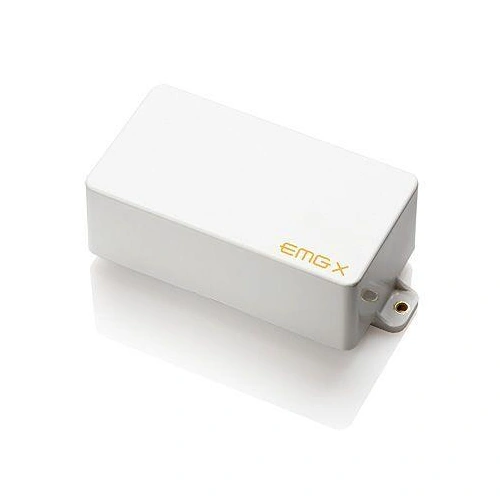 EMG 81TW-X Active X Preamp Humbucker Guitar Pickup with Pots and Wiring White