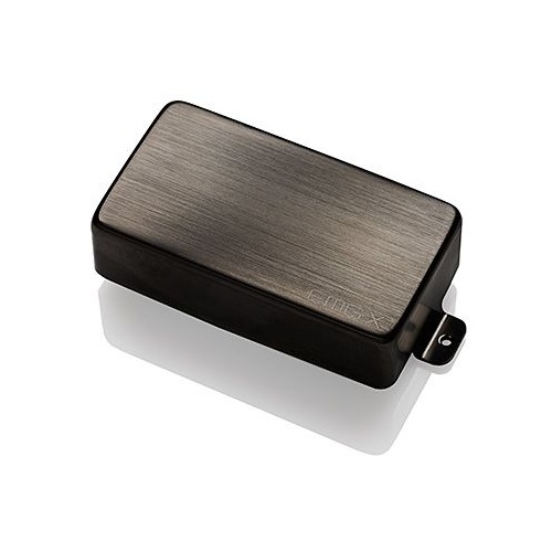 EMG 81X Active X Preamp Humbucker Guitar Pickup with Pots and Wiring Brushed Black Chrome

