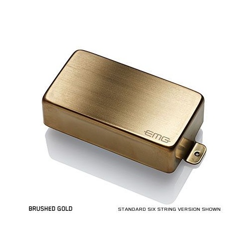 EMG 85-7HX Active X Preamp Humbucker 7 String Guitar Pickup with Pots and Wiring Brushed Gold