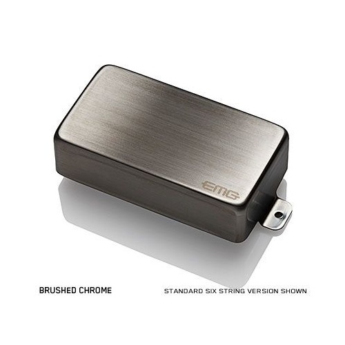 EMG 85-7HX Active X Preamp Humbucker 7 String Guitar Pickup with Pots and Wiring Brushed Chrome