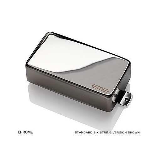 EMG 85-7HX Active X Preamp Humbucker 7 String Guitar Pickup with Pots and Wiring Chrome