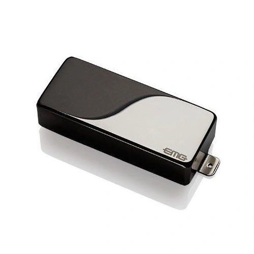 EMG 85-8HX Active X Preamp Humbucker 8 String Guitar Pickup with Pots and Wiring Black Chrome