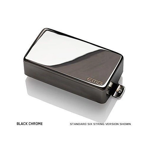 EMG 85X Active X Preamp Humbucker Guitar Pickup with Pots and Wiring Black Chrome
