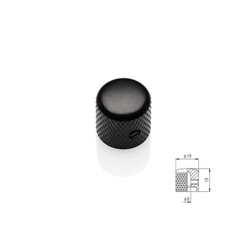 EMG Electric Guitar Flat Dome Knob Black Satin