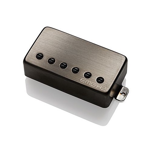 EMG H1-B Bridge Passive Humbucker Guitar Pickup Brushed Black Chrome
