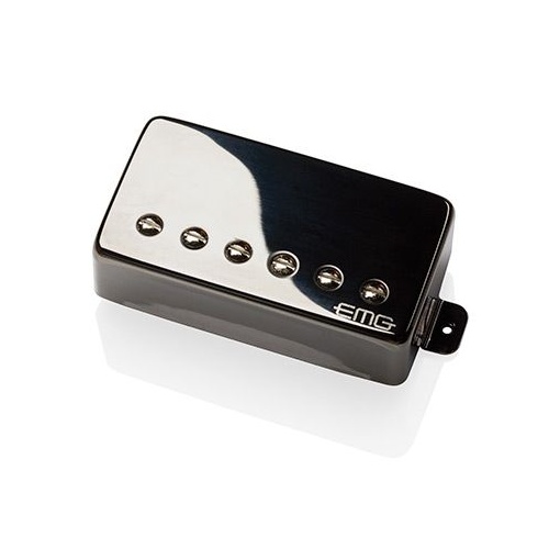 EMG H2-B Passive Ceramic Bridge Vintage Humbucker Guitar Pickup Black Chrome