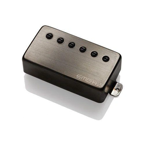EMG H2-N Passive Neck Vintage Humbucker Guitar Pickup Brushed Black Chrome