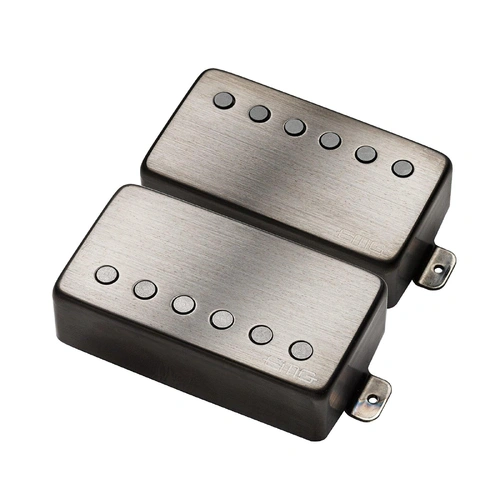 EMG JH James Hetfield  Active Guitar Pickup Set Brushed Black Chrome F Spaced