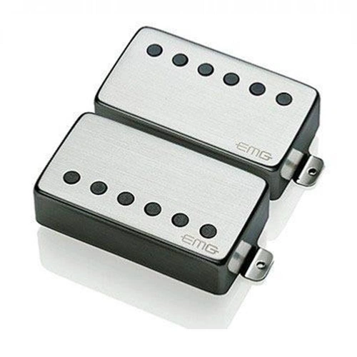 EMG JH James Hetfield Active Humbucker Pickup Set , Brushed Chrome