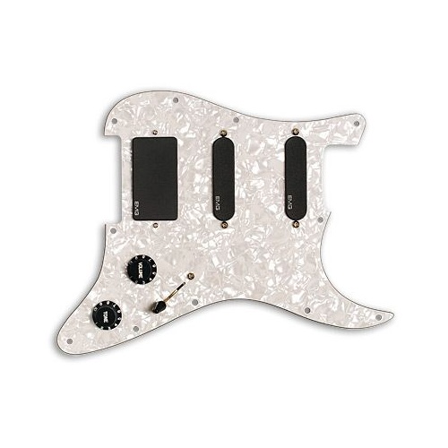 EMG KH20 Kirk Hammett Pre-wired Guitar Pickguard White Pearl / Black