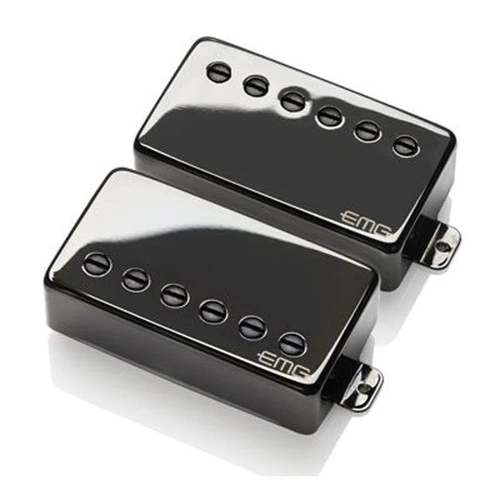 EMG Marty Friedman Metalworks Passive 2-piece Humbucker Set - Black Chrome