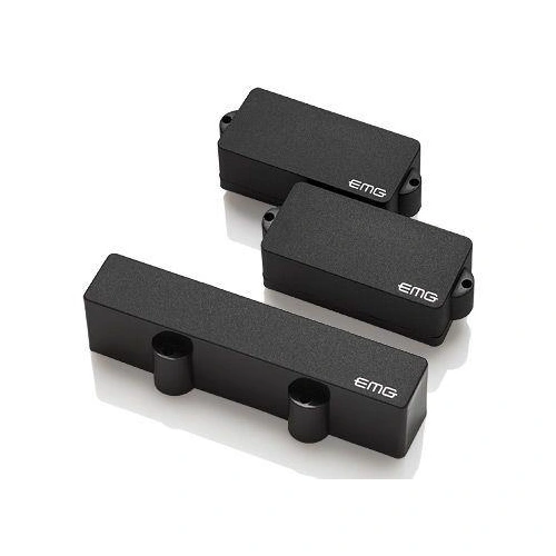 EMG PJA Solderless Active P & Jazz Bass Guitar Pickup Set Black