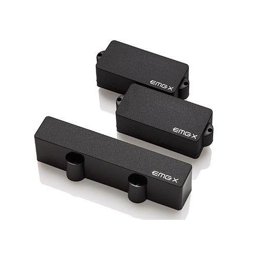 EMG PJCS Solderless Active P & Jazz Bass Guitar Pickup Set Black
