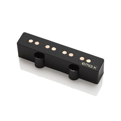 EMG SJVX Short Active 5 String Jazz Bass Neck Pickup with Pots and Wiring Black