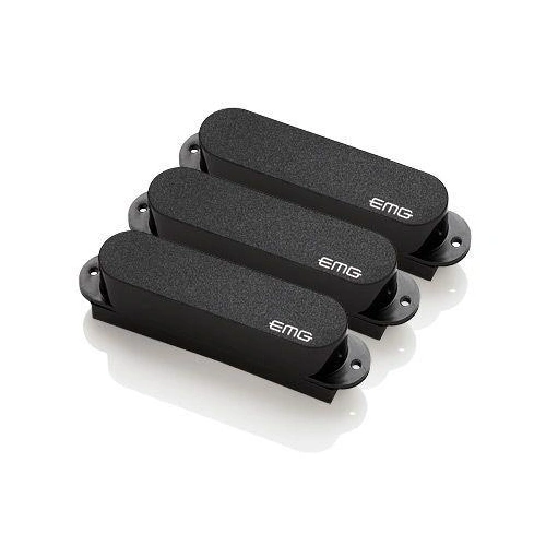 EMG S Set Active 3 Single Coil Strat Guitar Pickup with Pots & Wiring Black