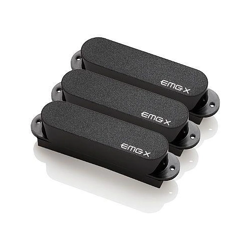 EMG SX Set Active 3 Single Coil Electric Guitar Pickup with Pots and Wire Black
