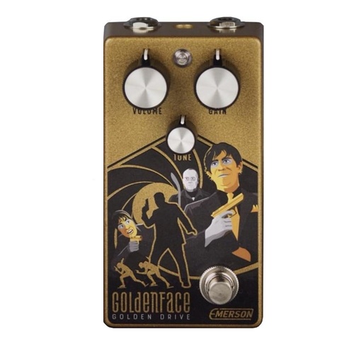 Emerson Custom Goldenface Overdrive Guitar Effects Pedal