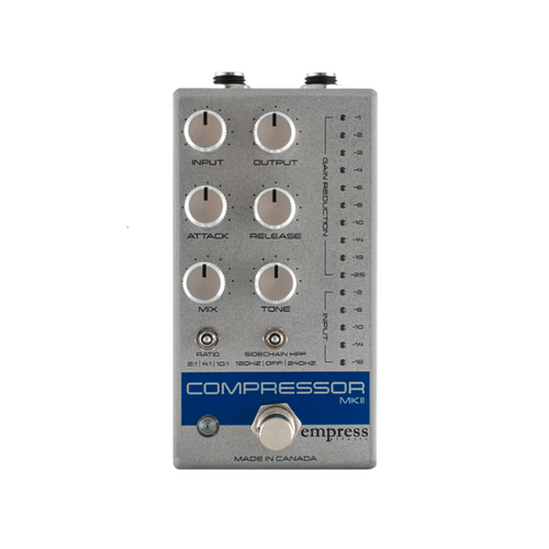 Empress Effects Compressor MKII Silver Sparkle Guitar Effects Pedal