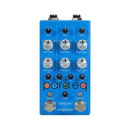 Empress Effects | ParaEQ MKII Deluxe | Parametric EQ, Effects Pedal