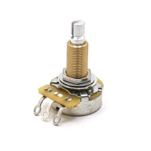CTS 25k Long Shaft Audio Taper Pot - Split Shaft