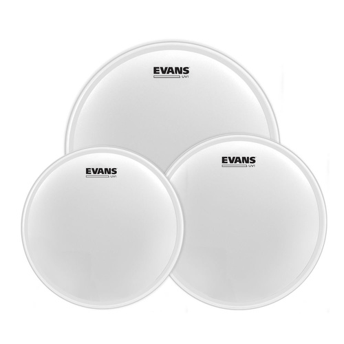 Evans UV1 Coated Tom Pack-Standard (12", 13", 16")