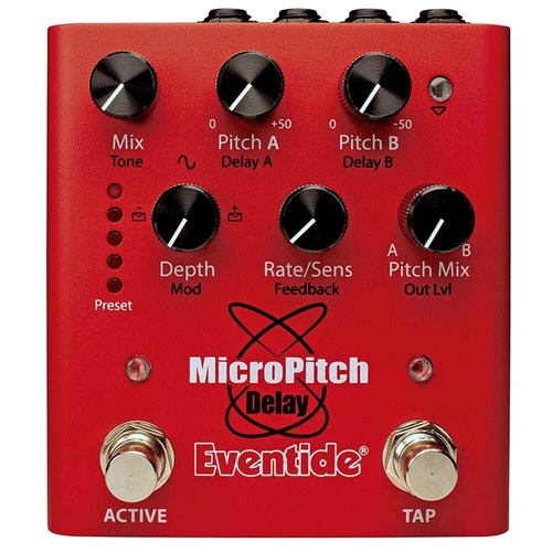 Eventide MicroPitch Stereo Pitch Shifter & Delay Guitar effects Pedal - Demo