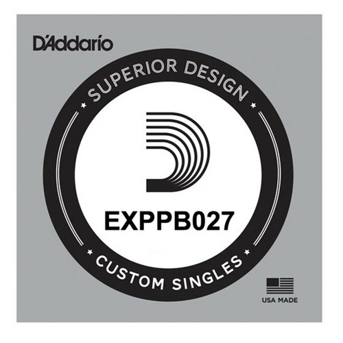 D'Addario Phosphor Bronze Wound Acoustic, .027 gauge, Single String