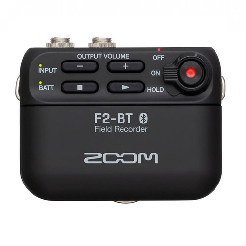 Zoom F2-BT Field Recorder with Lavalier Microphone and Bluetooth Control