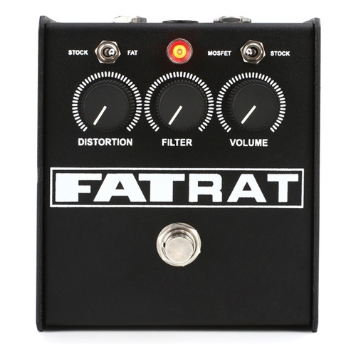 Pro Co Fat Rat Selectable Mosfet Clipping and Boost Distortion Pedal