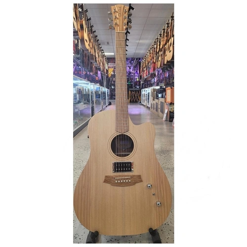 Cole Clark FL1EC-BB-HUM Fat Lady Acoustic / Electric Guitar - c/w Humbucker